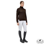 Cavalleria Toscana Merino Uld Turtleneck Sweater - Dark Chocolate 